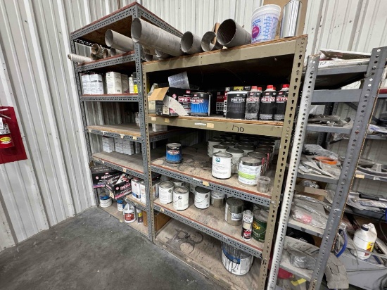 Misc Shelf w/ Painting Supplies