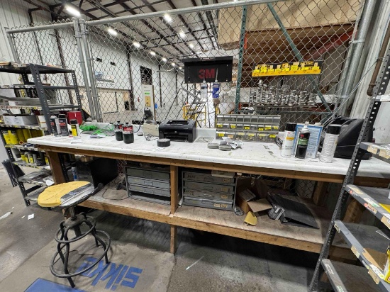 Work Bench w/ Misc Items