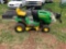 John Deere L100 riding lawnmower