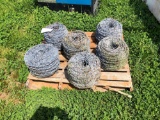 Pallet of barbed wire