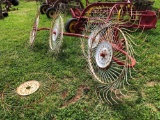 3 point hitch 4 wheel hay rake