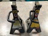 (2) Two Ton Jack Stands