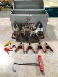 Metal Toolbox & Clamps