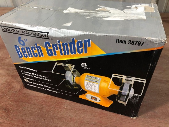 New 6in Bench Grinder