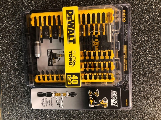 40Pc DeWalt Screwdriving Bit Set