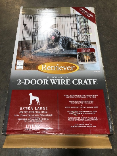 Retriever Extra Large Wire Crate