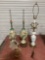 (4) Vintage Lamps