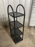 Black Plastic Shelf