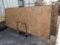 Rolling Metal Cart and Misc. Plywood