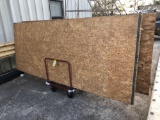 Rolling Metal Cart and Misc. Plywood