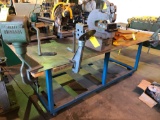 4 x 8 Metal Rolling Shop Table