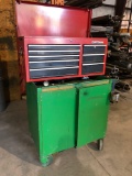 Craftsman Toolbox Mounted on Rolling Cart