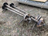 (3) Trailer Axles