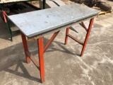 44in Roller Table with Metal Cover