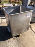 Rolling Stainless Steel Tub