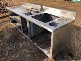 Stainless Steel Counter/Sink