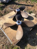 (2) Ship Propellers