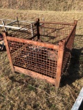 Caged Metal Rack