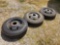 (3) 19.5 Wheels and Tires