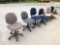 (7) Rolling Office Chairs