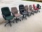 (7) Rolling Office Chairs