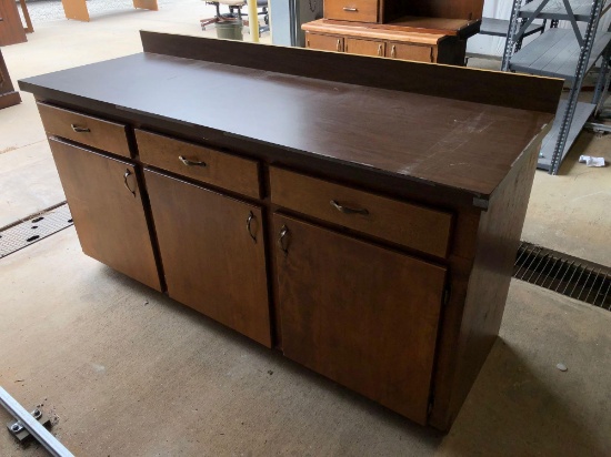 Wooden Counter/Cabinet