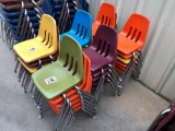 (35) Stackable Kids Chairs