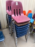 (16) Stackable Chairs