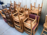 (22) Wooden Chairs