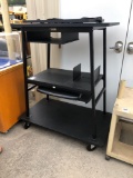 Rolling TV Cart