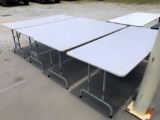 (4) Folding Tables