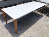 (1) Wooden Table