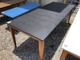 (1) Wooden Table
