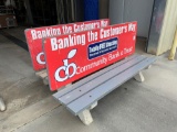 (2) Concrete Benches