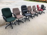 (7) Rolling Office Chairs