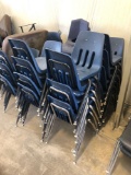 (39) Stackable Kid Chairs