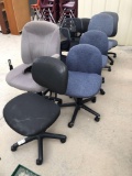 (9) Rolling Office Chairs
