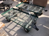 (2) Rolling Garden Carts