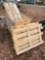 (3) Stackable Wooden Pallets/Crates