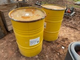 (2) 55 Gallon Metal Drums