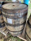 Wooden Whiskey Barrel