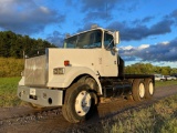 1986 White Flatbed Truck