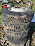 (5) 285/75R 24.5 Wheels and Tires