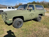 1986 Chevrolet D10 Military Blazer Multipurpose Vehicle (MPV), VIN # 1G8ED18J9GF143320