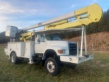 1997 Ford F800 Truck, 4X4 Bucket Truck VIN # 1FDYF80E6VVA04989