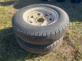 2 Spare Trailer Tires