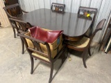 Antique Wooden Table and Chairs