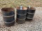 (3) Misc. 50 Gallon Barrels