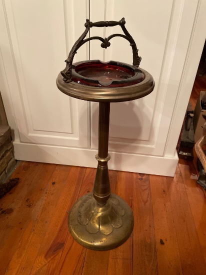 Antique Standing Ashtray