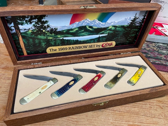 1989 Case Rainbow Knife Set